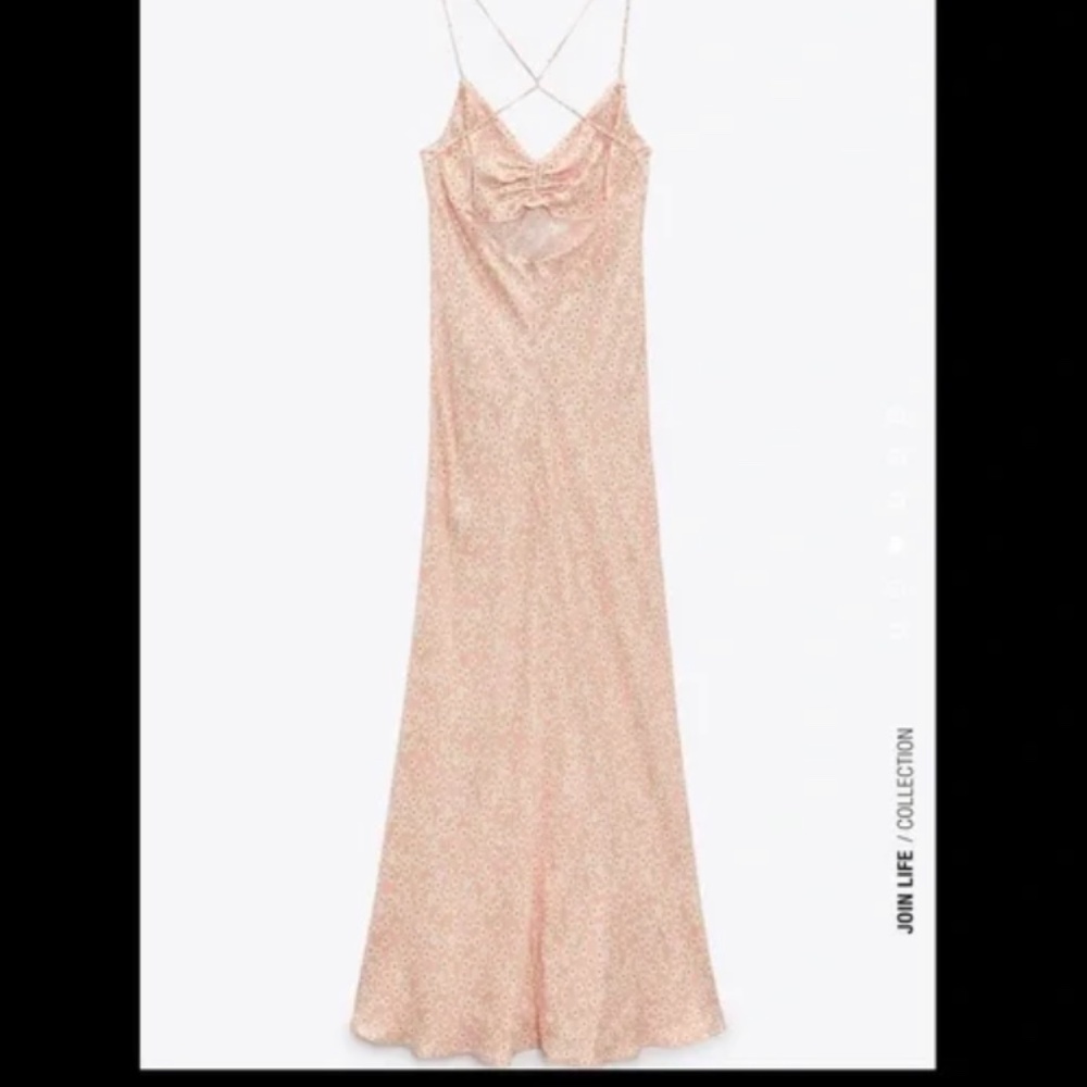 Zara Silk Effect Dress